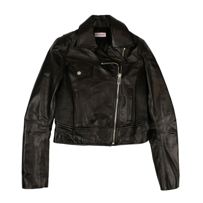 Women's pea coats with brass buttons for a nautical - inspired styleBlack Leather Biker Jacket Women's pea coats with brass buttons for a nautical - inspired styleBlack Leather Biker Jacket