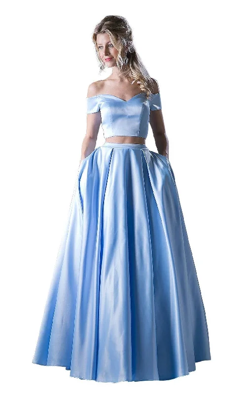 Prom dresses with tiered lace skirts and off - the - shoulder necklines for a feminine and elegant formal affairCinderella Divine 62242 Dress Prom dresses with tiered lace skirts and off - the - shoulder necklines for a feminine and elegant formal affairCinderella Divine 62242 Dress