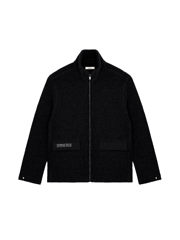 Women's reversible down coats with two - tone designs for versatile stylingWomen's DNA Utility Wool Jacket—black Women's reversible down coats with two - tone designs for versatile stylingWomen's DNA Utility Wool Jacket—black