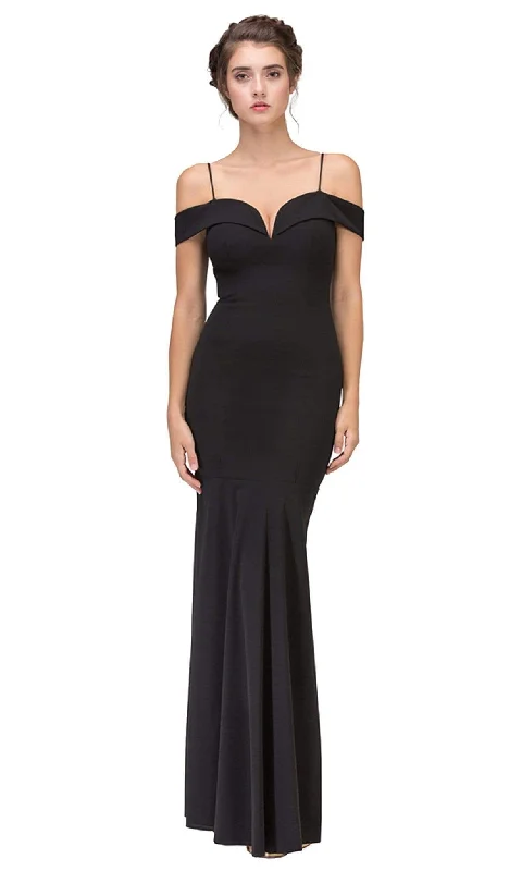 Long - train formal dresses in chiffon for a dramatic prom entranceEureka Fashion - Off-Shoulder Notched Foldover Sheath Evening Gown Long - train formal dresses in chiffon for a dramatic prom entranceEureka Fashion - Off-Shoulder Notched Foldover Sheath Evening Gown
