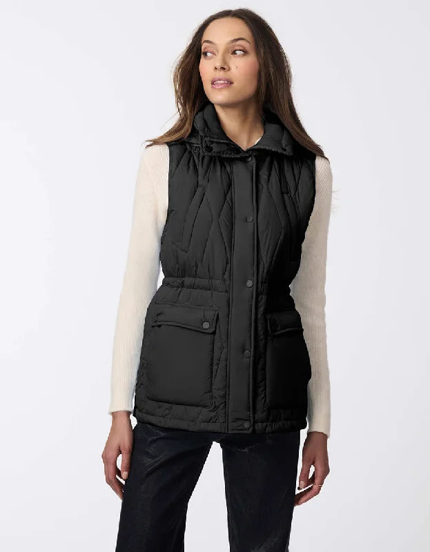 Embroidered women's cotton coats in a bohemian pattern for a unique designHarmony Quilted Vest Embroidered women's cotton coats in a bohemian pattern for a unique designHarmony Quilted Vest