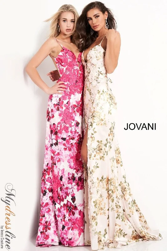 Prom dresses with one - shoulder designs and feather accents for a bold statementJovani 06091 Prom dresses with one - shoulder designs and feather accents for a bold statementJovani 06091