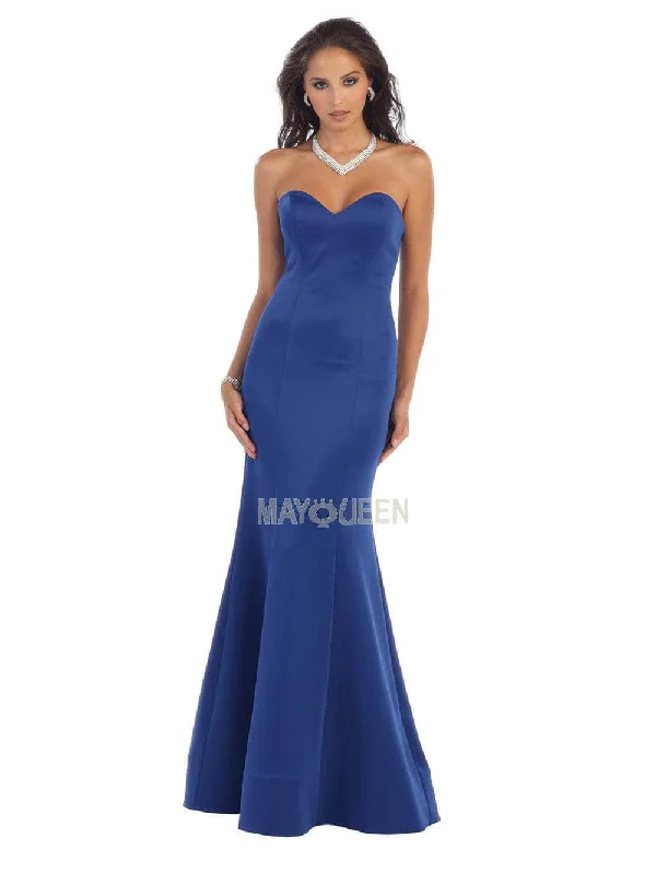 Formal dresses with abstract print panels and rhinestone embellishments for a unique formal eventMay Queen - RQ7305 Fitted Sweetheart Trumpet Gown Formal dresses with abstract print panels and rhinestone embellishments for a unique formal eventMay Queen - RQ7305 Fitted Sweetheart Trumpet Gown