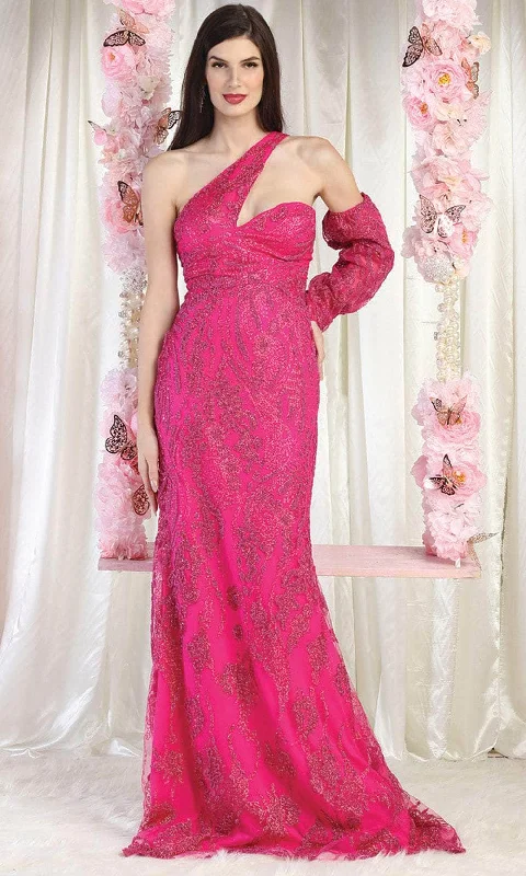 Prom dresses with side - slit pockets and solid - color fabrics for a practical and stylish formal lookMay Queen RQ7997 - Asymmetrical Embellished Gown Prom dresses with side - slit pockets and solid - color fabrics for a practical and stylish formal lookMay Queen RQ7997 - Asymmetrical Embellished Gown