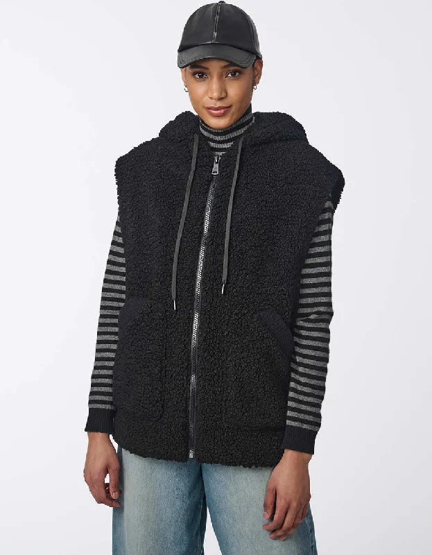 Embroidered women's cotton coats in a bohemian pattern for a unique designSoft Serenity Sherpa Vest Embroidered women's cotton coats in a bohemian pattern for a unique designSoft Serenity Sherpa Vest