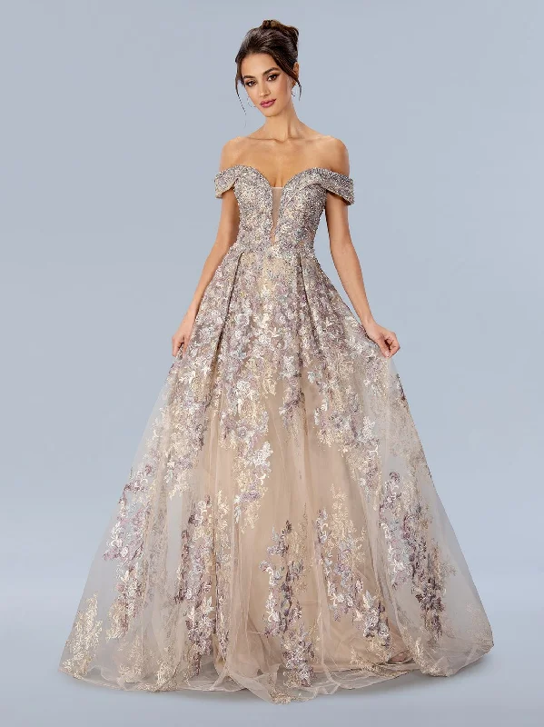 Mini bodycon dress for a night out on the town​Mini bodycon dress for a night out on the town​Stella Couture 24327 Long Formal Floral Prom Dress