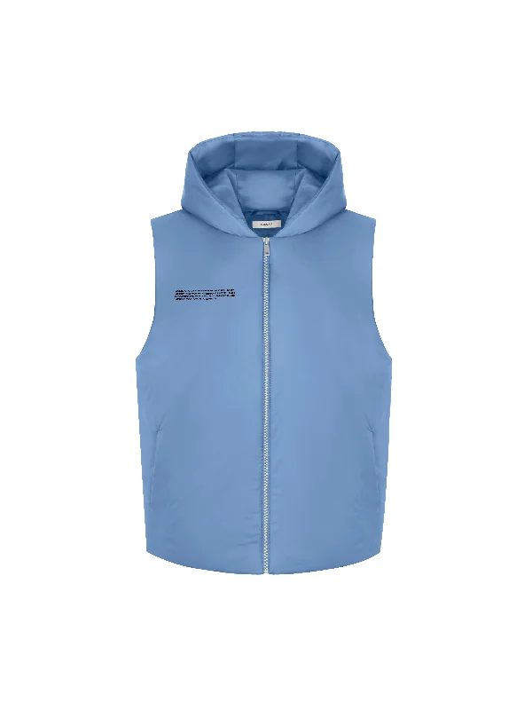 Women's reversible down coats with two - tone designs for versatile stylingWomens DNA Flower-Warmth Gilet—summit blue Women's reversible down coats with two - tone designs for versatile stylingWomens DNA Flower-Warmth Gilet—summit blue