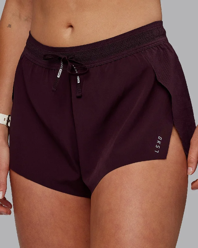 Plus Size Women Shorts with a Comfortable and Stylish FitAccelerate 3" Run Shorts - Mulberry Plus Size Women Shorts with a Comfortable and Stylish FitAccelerate 3" Run Shorts - Mulberry