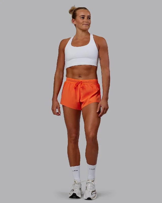 Printed Animal Print Women Shorts for a Wild and Stylish AppearanceAccelerate 3" Run Shorts - Ultra Orange Printed Animal Print Women Shorts for a Wild and Stylish AppearanceAccelerate 3" Run Shorts - Ultra Orange
