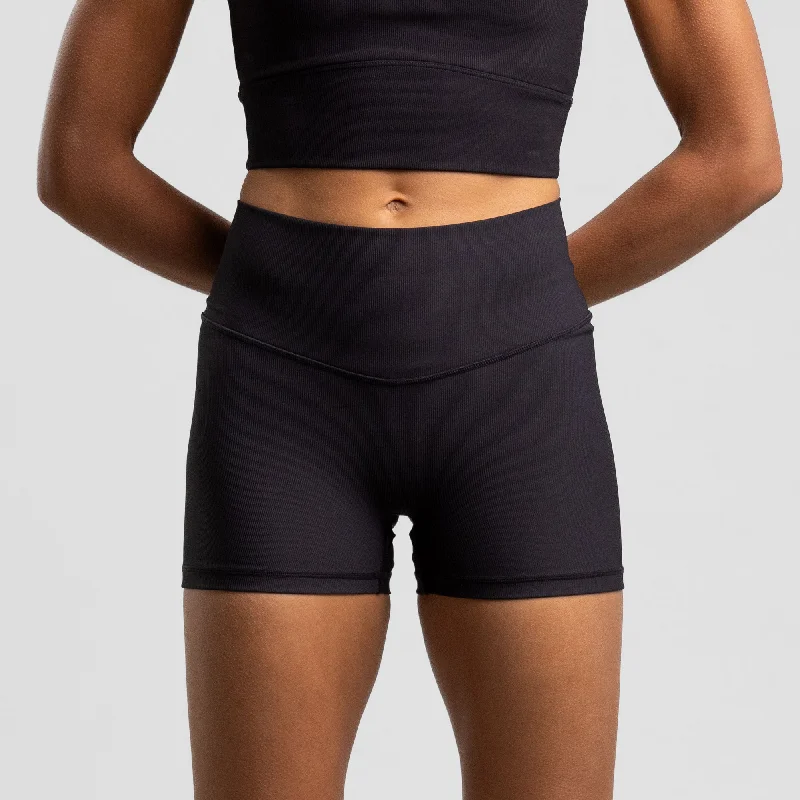 Tie - Waist Women Shorts for a Customizable FitAgile 3" Short Women's BLACK