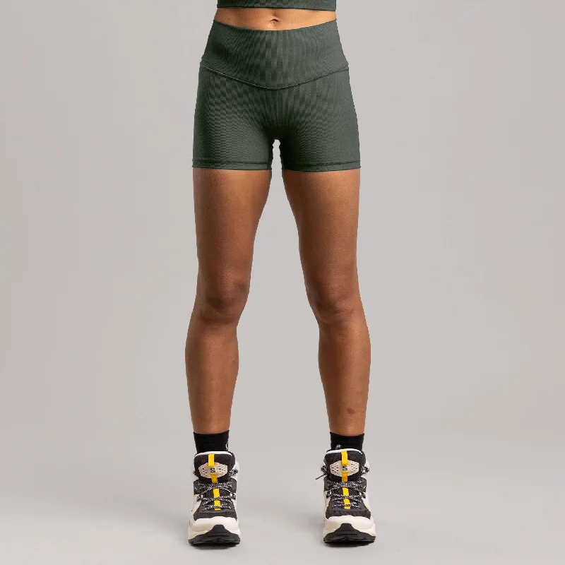 Patterned Geometric Women Shorts for a Modern AppealAgile 3" Short Women's MILITARY