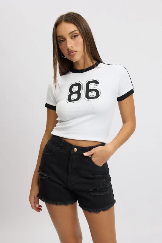 Twill Women Shorts with a Smooth Texture and DurabilityBlack Relaxed Short High Rise Twill Women Shorts with a Smooth Texture and DurabilityBlack Relaxed Short High Rise