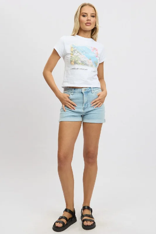 Cargo Women Shorts with Multiple Pockets for FunctionalityDenim Skinny Short High Rise Rolled Hem Cargo Women Shorts with Multiple Pockets for FunctionalityDenim Skinny Short High Rise Rolled Hem