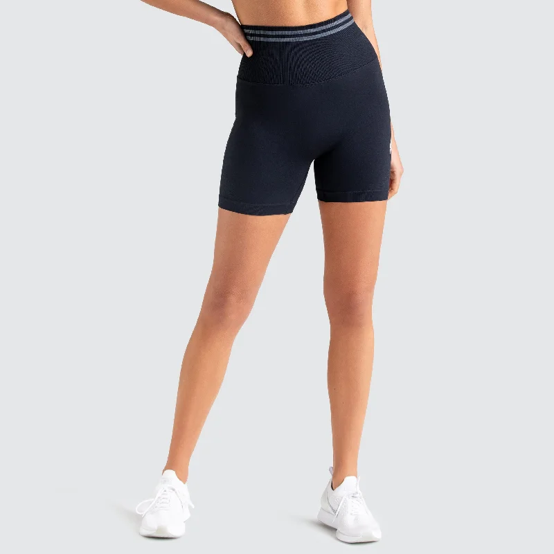 DYE Scrunch Seamless Shorts - Jet Black