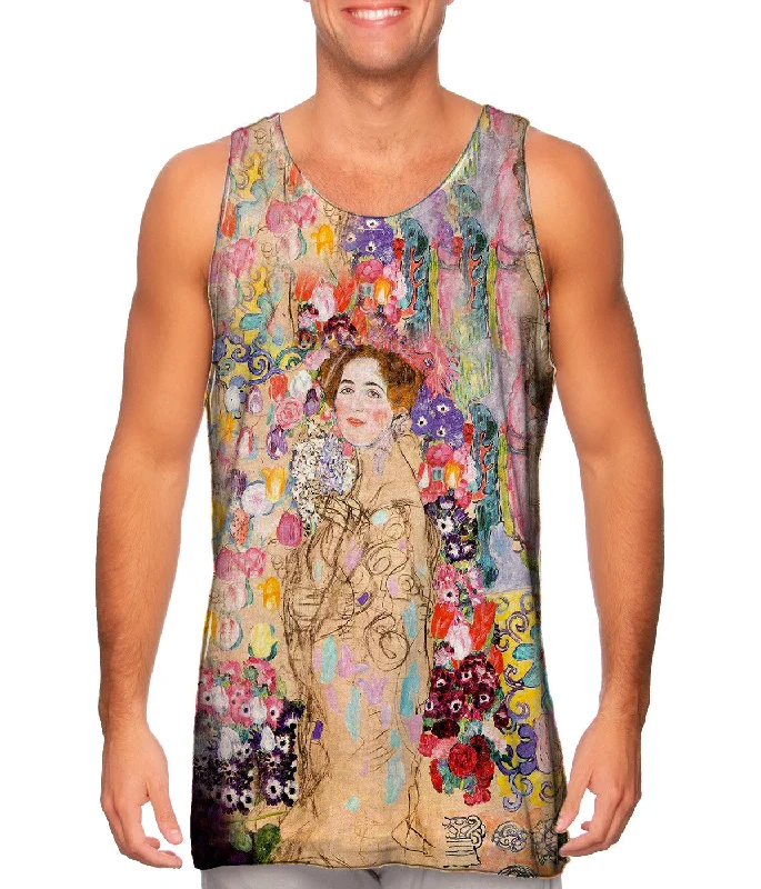 V - Neck Women's Moisture - Wicking Tank Tops for RunningGustav Klimt -"Maria Munk" (1918) V - Neck Women's Moisture - Wicking Tank Tops for RunningGustav Klimt -"Maria Munk" (1918)