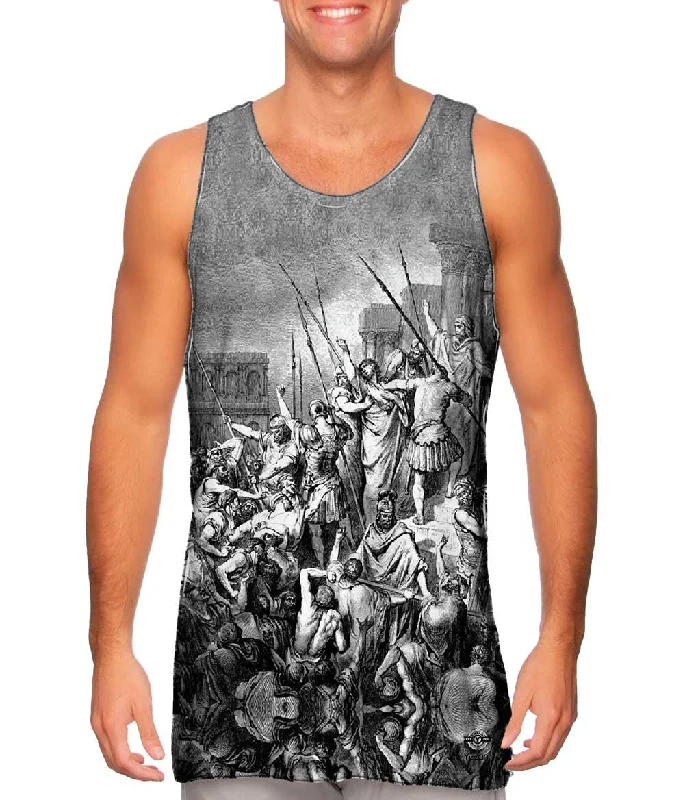 Women's Sleeveless Ribbed Tank Tops for a Trendy LookGustave Dore - "St Paul Rescued From The Multitude" (1891) Women's Sleeveless Ribbed Tank Tops for a Trendy LookGustave Dore - "St Paul Rescued From The Multitude" (1891)