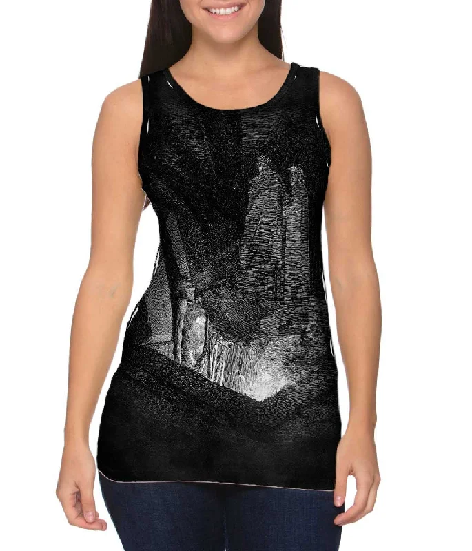 Plunge Neck Women's Seamless Tank Tops for a Smooth FitGustave Dore - "The Inferno Canto 10" (1857) Plunge Neck Women's Seamless Tank Tops for a Smooth FitGustave Dore - "The Inferno Canto 10" (1857)