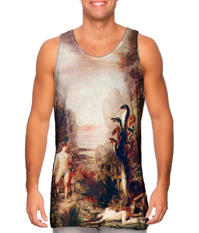 V - Neck Women's Moisture - Wicking Tank Tops for RunningGustave Moreau - "Hercules and the Hydra Lernaean" (1876) V - Neck Women's Moisture - Wicking Tank Tops for RunningGustave Moreau - "Hercules and the Hydra Lernaean" (1876)