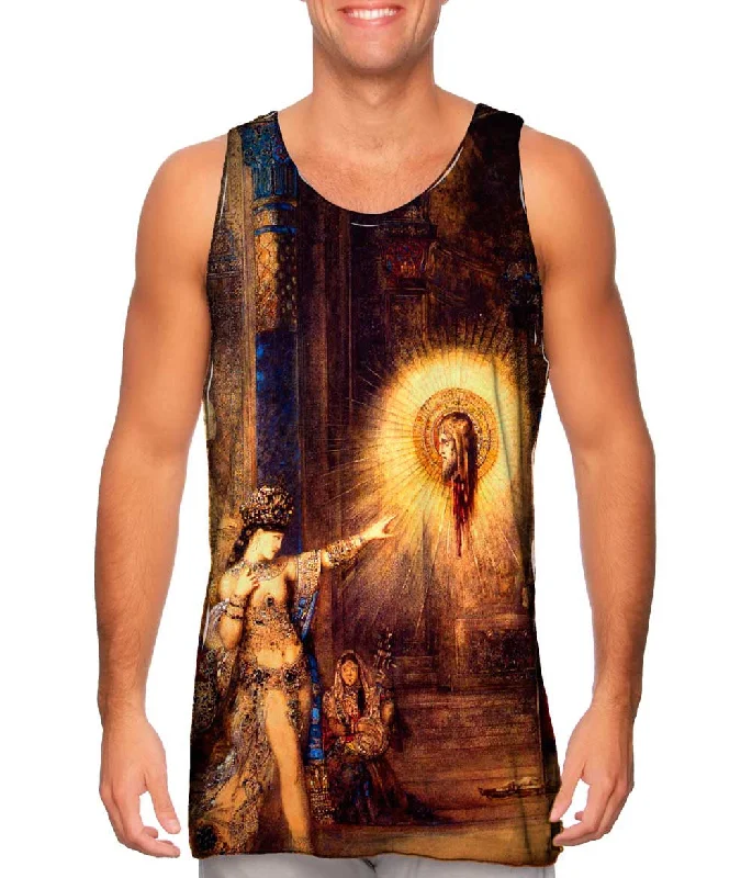 Women's Spaghetti Strap Tank Tops with Geometric PatternsGustave Moreau - "The Apparition" (1876) Women's Spaghetti Strap Tank Tops with Geometric PatternsGustave Moreau - "The Apparition" (1876)