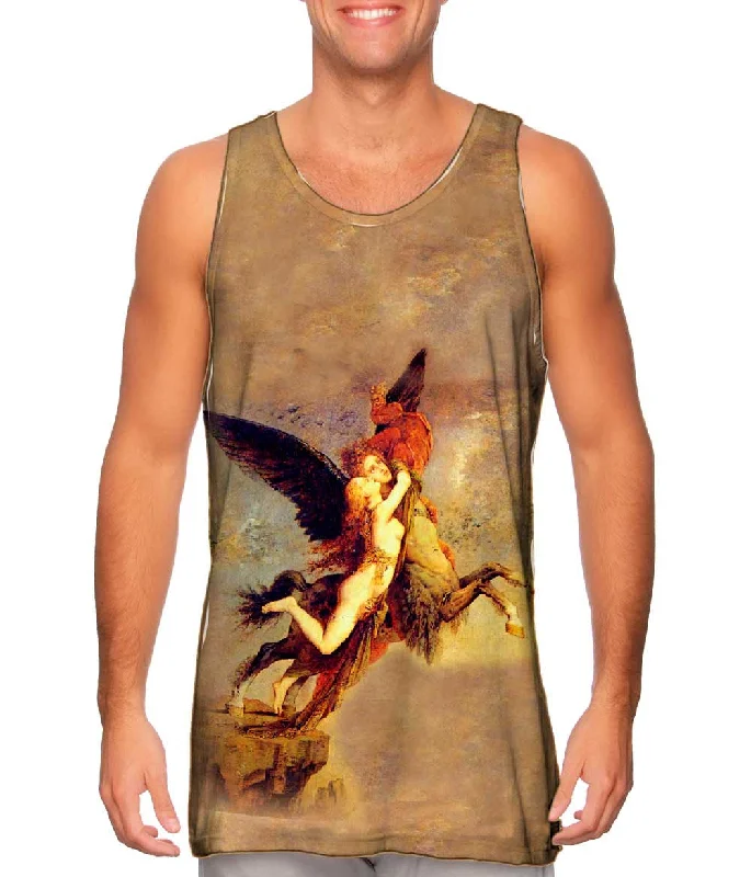 Women's Longline Tank Tops with Abstract PrintsGustave Moreau - " The Chimera" (1856) Women's Longline Tank Tops with Abstract PrintsGustave Moreau - " The Chimera" (1856)