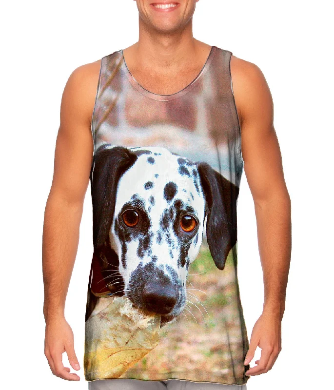 Plus Size Women's Side - Slit Tank Tops in Metallic ShadesGusty Dalmation