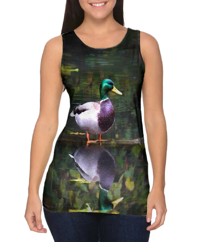 Halter Neck Women's Modal Blend Tank Tops for ComfortHandsome Duck