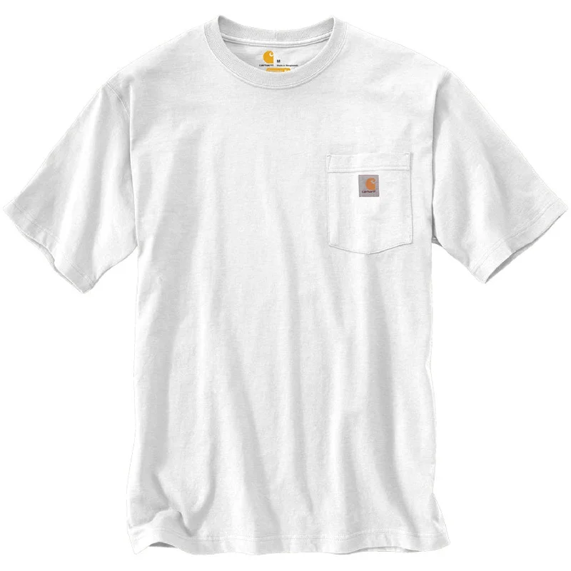 Striped Women T Shirt in a Classic PatternK87 - Loose Fit Heavyweight Pocket Tee, White Striped Women T Shirt in a Classic PatternK87 - Loose Fit Heavyweight Pocket Tee, White
