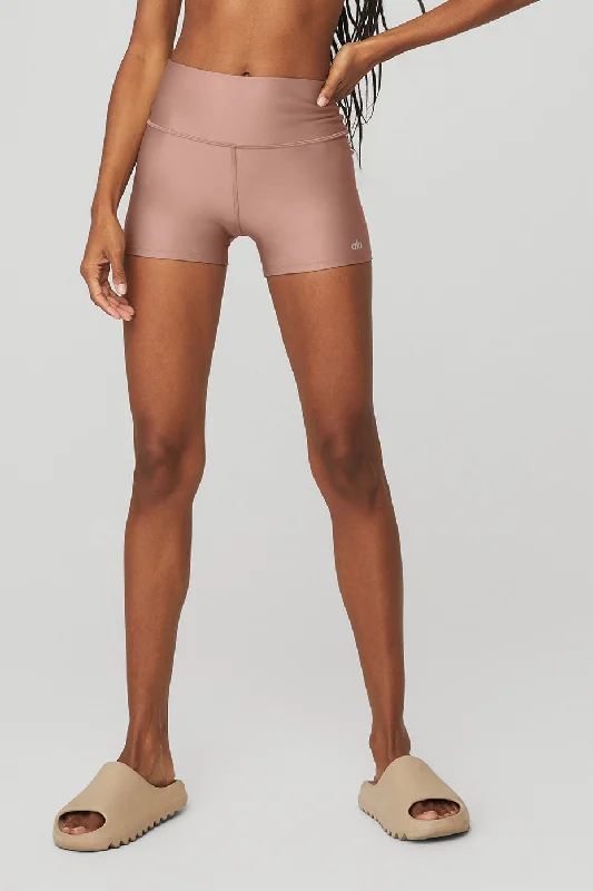 Stretchable Women Shorts for Maximum Mobility3" High-Waist Airlift Short - Smoky Quartz Stretchable Women Shorts for Maximum Mobility3" High-Waist Airlift Short - Smoky Quartz