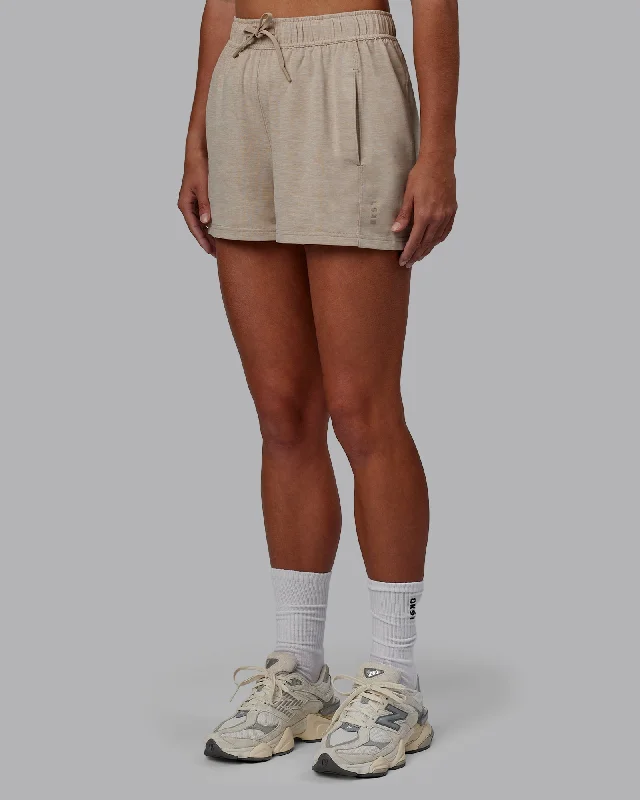 Jeanette Women Shorts with a Soft and Comfortable FeelRestore CloudFLX Shorts - Oatmeal Marl Jeanette Women Shorts with a Soft and Comfortable FeelRestore CloudFLX Shorts - Oatmeal Marl