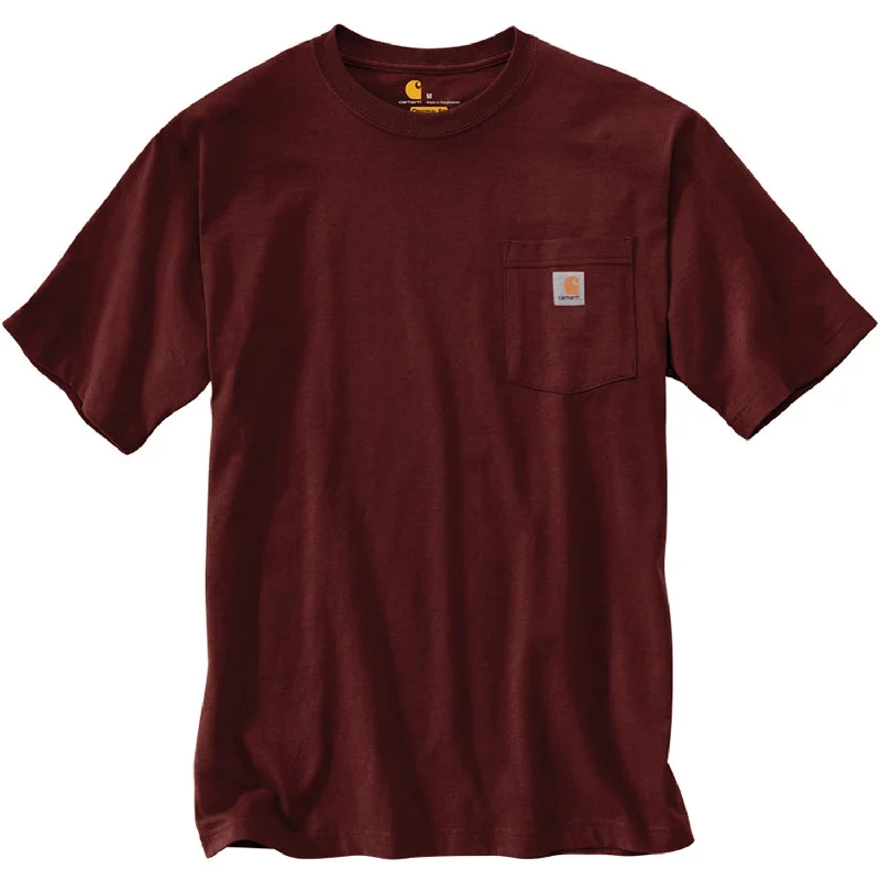 Distressed Women T Shirt with a Laid - Back AestheticK87 - Loose Fit Heavyweight Pocket Tee, Port Distressed Women T Shirt with a Laid - Back AestheticK87 - Loose Fit Heavyweight Pocket Tee, Port